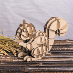 Maquette Écureuil en carton - Graine Créative - DIY enfant dès 6 ans