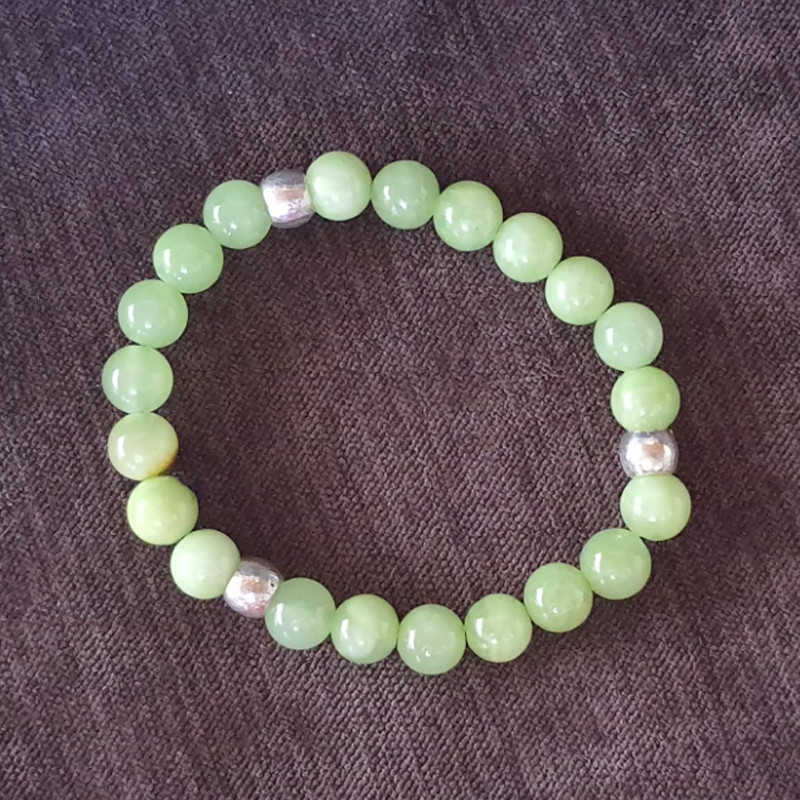 Bracelet Jade Flower