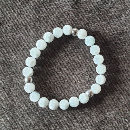 Bracelet Labradorite Blanche