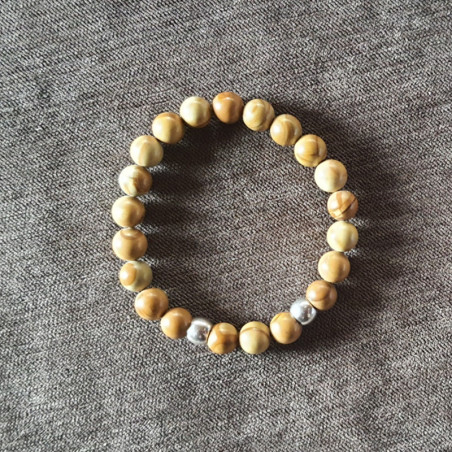 Bracelet Jaspe Bois