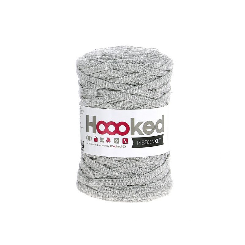 Fil Ribbon XL - Silver Grey – Bobine 250g - Hoooked