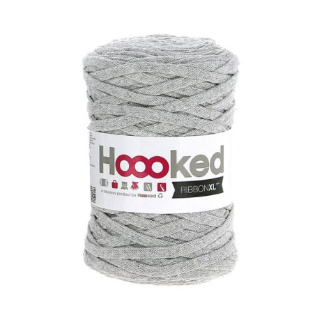 Fil Ribbon XL - Silver Grey – Bobine 250g - Hoooked