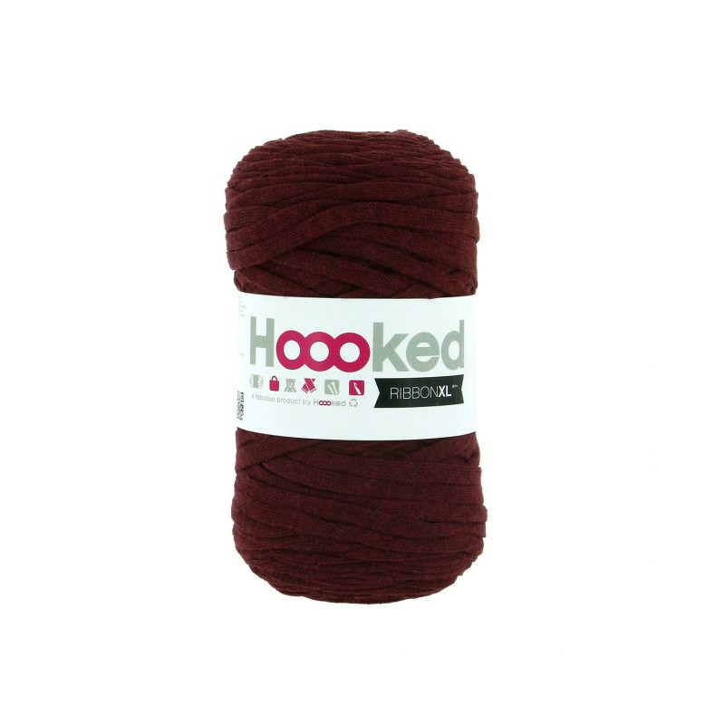 Fil Ribbon XL - Maroon Rust – Bobine 250g - Hoooked