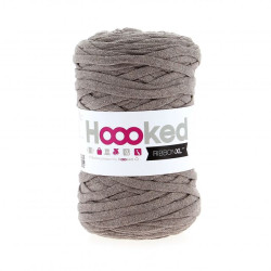 Fil RibbonXL - Earth Taupe - Bobine 250g - Hoooked
