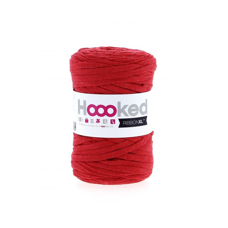 Fil Ribbon XL - Lipstick Red - Bobine 250g - Hoooked