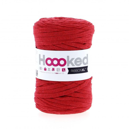 Fil Ribbon XL - Lipstick Red - Bobine 250g - Hoooked