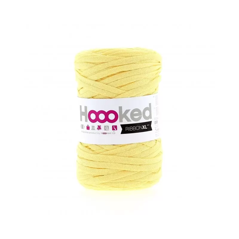 Fil Ribbon XL - Frosted Yellow - Bobine 250g - Hoooked
