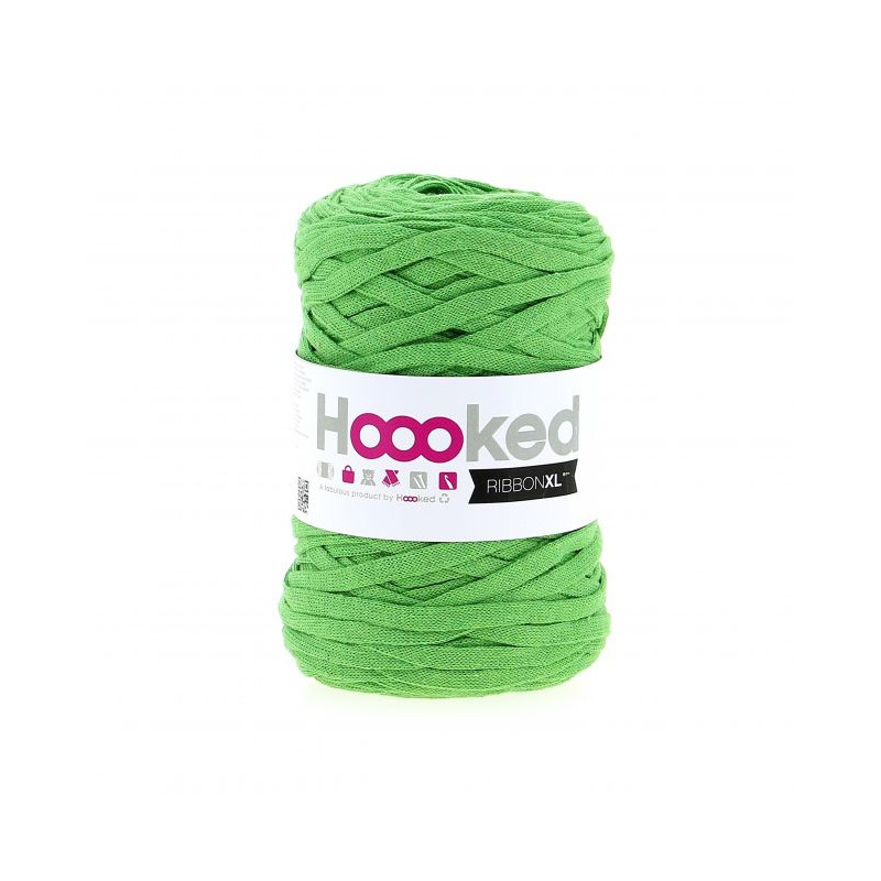 Fil RibbonXL - Salad Green - Bobine 250g - Hoooked