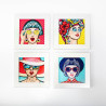 Kit Broderie Diamant Mini Dotz - Modern Women - 4 Motifs à Broder