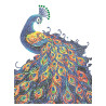 Kit Broderie Diamant Neon Noir - Peacock - Paon en Strass Fluorescents