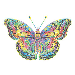 Kit Broderie Diamant Neon Noir - Butterfly - Papillon Fluo sur Fond Noir