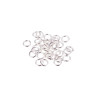 15 Anneaux Ouverts Argent 7 mm - Accessoires Bijoux DIY - Laiton Brut