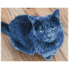 Kit Broderie Diamant Velvet - Diamond Dotz® Squares - Chat Élégant