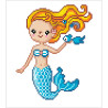 Coffret Broderie Diamant Enfant - Dotzies La Petite Sirène - dès 6 Ans