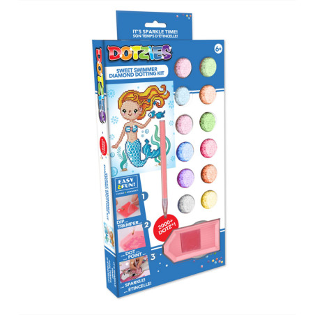 Broderie Diamant - Coffret Dotzies - La Petite Sirène