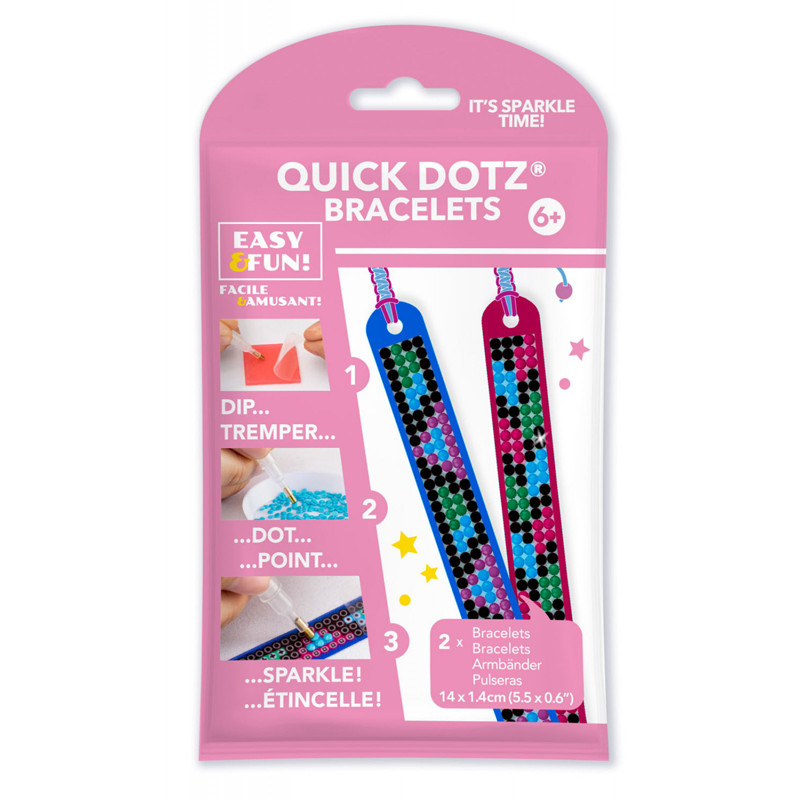 Bracelets Géométriques Dotzies – Kit Broderie Diamant Enfant Dès 6 Ans