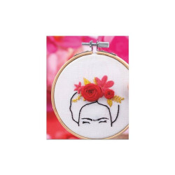 French'Kits - Broderie décorative "Frida"