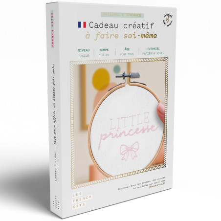 kit broderie Little Princess DIY complet