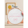 Kit broderie Little Princess DIY - Cadeau naissance fait main