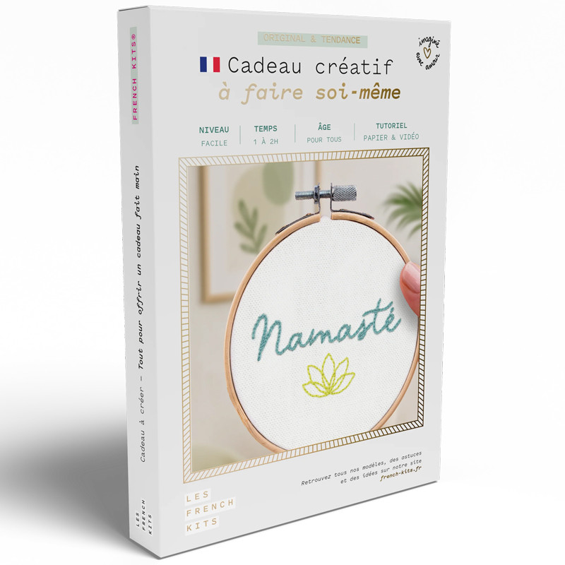 kit broderie Namasté DIY complet