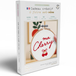 kit broderie Ma Cherry DIY complet