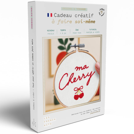 kit broderie Ma Cherry DIY complet