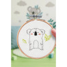 Kit broderie Koala DIY - Décoration enfant kawaï