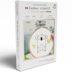 kit broderie koala DIY complet