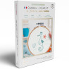 kit broderie hippocampe DIY complet