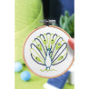 Kit broderie Paon DIY - Nature & Douceur
