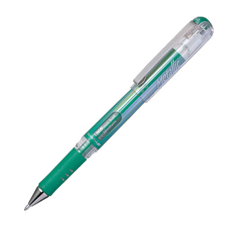 Stylo Pentel metallic vert gel métallisé écriture créative