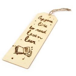 Marque-page Bois à Décorer 19x5 cm - Graine Créative