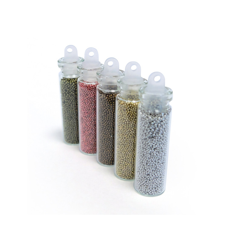 Lot de 5 flacons de micro-billes métalliques Graine Créative de 20 g chacun