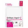 Plastique Dingue Cristal Graine Créative - Pack de 6 Feuilles 10x13cm pour des créations scintillantes.