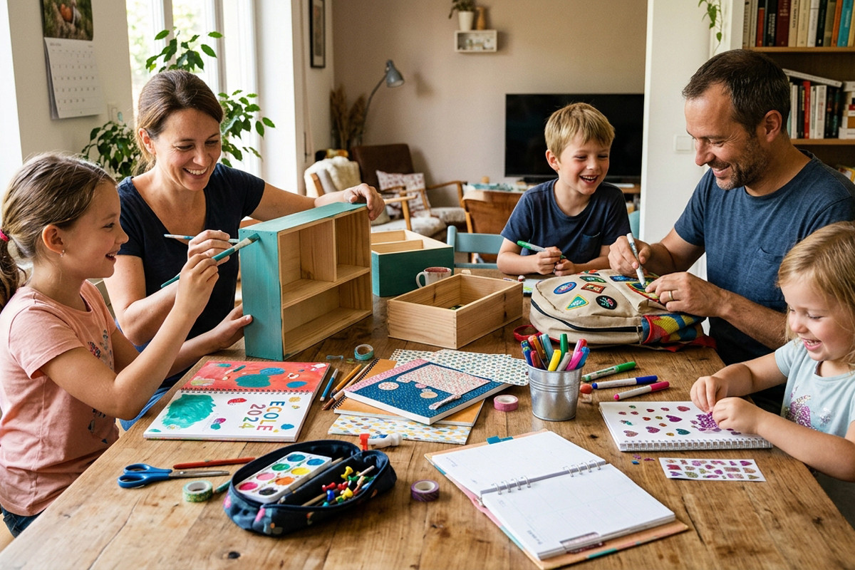 DIY pour la rentrée : personnalisez, organisez et amusez-vous en famille