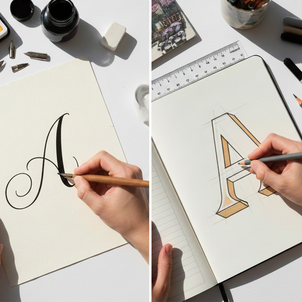 Calligraphie vs Lettering : la Grande Différence enfin expliquée pour vos projets DIY !
