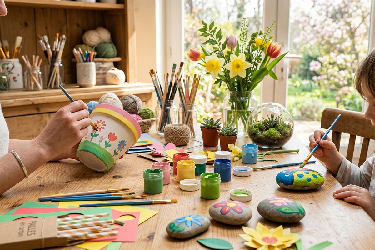 Vacances de Printemps : 15 Idées DIY Faciles pour Occuper Petits et Grands
