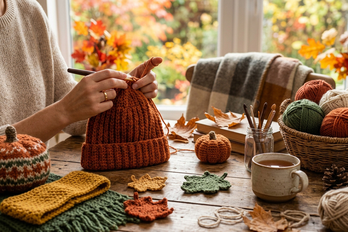 Crochet d'automne : 20 idées de créations à réaliser