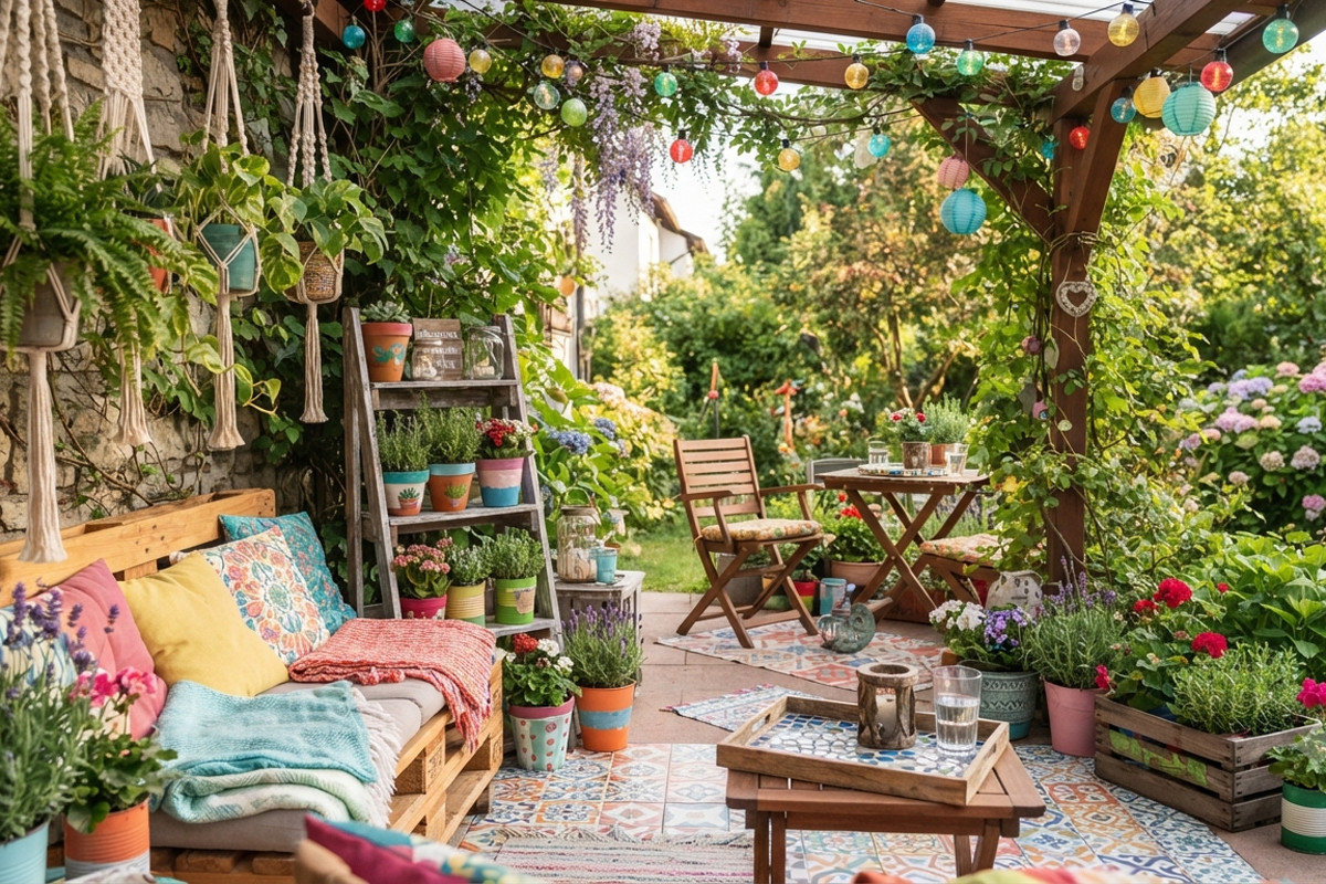 Décorations extérieures DIY : 15 idées faciles pour embellir votre jardin, terrasse ou balcon