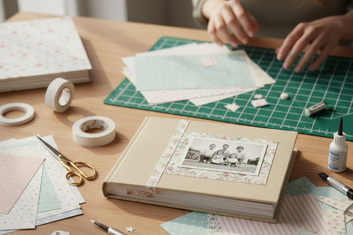 Quel matériel de base faut-il pour commencer le scrapbooking ?