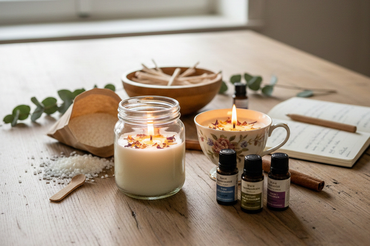 Quels sont les avantages écologiques de faire ses bougies soi-même ?