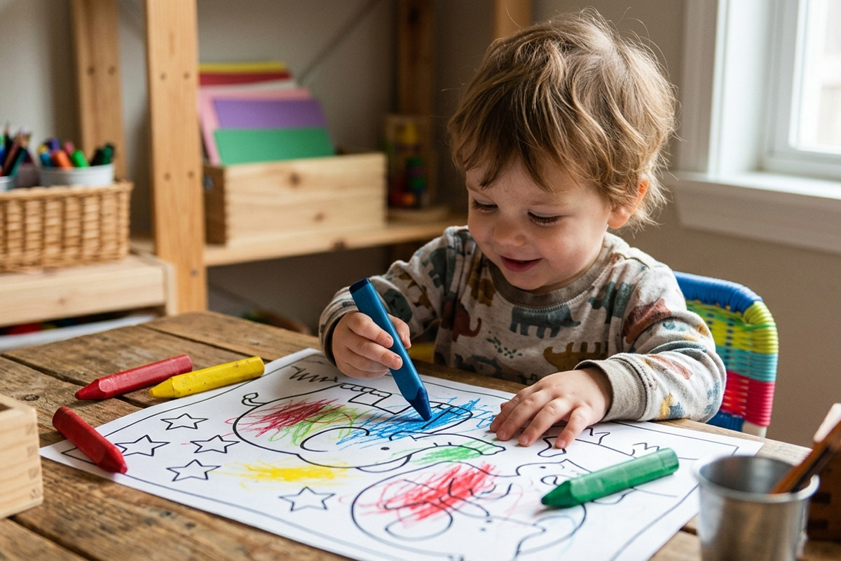 À quel âge un enfant peut-il commencer le coloriage ? Le guide par étape