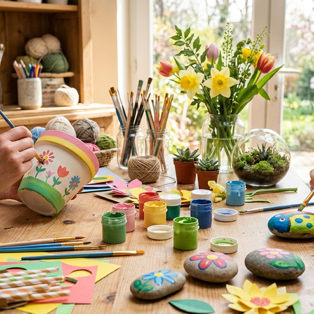 Vacances de Printemps : 15 Idées DIY Faciles pour Occuper Petits et Grands