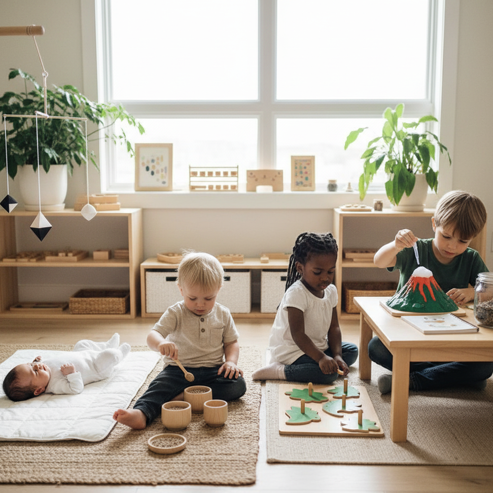 À partir de quel âge peut-on proposer des activités Montessori ?