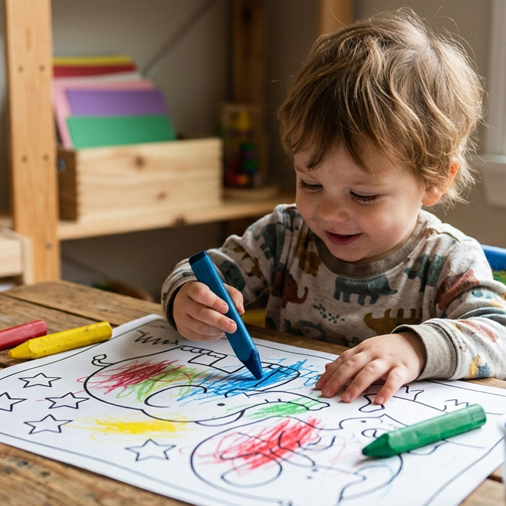 À quel âge un enfant peut-il commencer le coloriage ? Le guide par étape