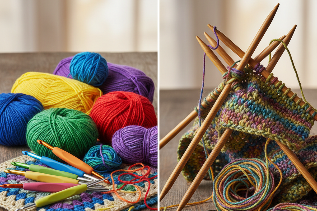 Crochet ou Tricot : Le Guide Ultime pour Choisir Votre Prochain Loisir Créatif