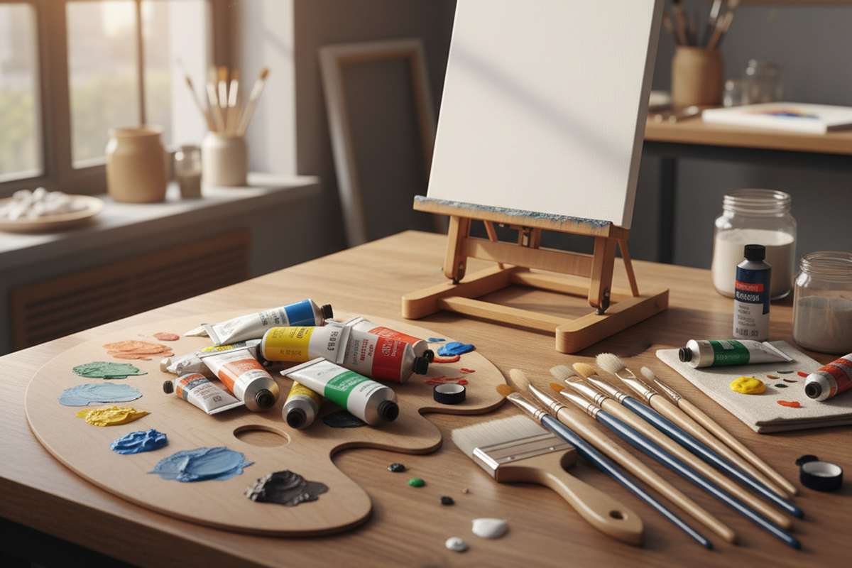 Quel Matériel pour Débuter la Peinture à l’Huile ? Le Guide Essentiel