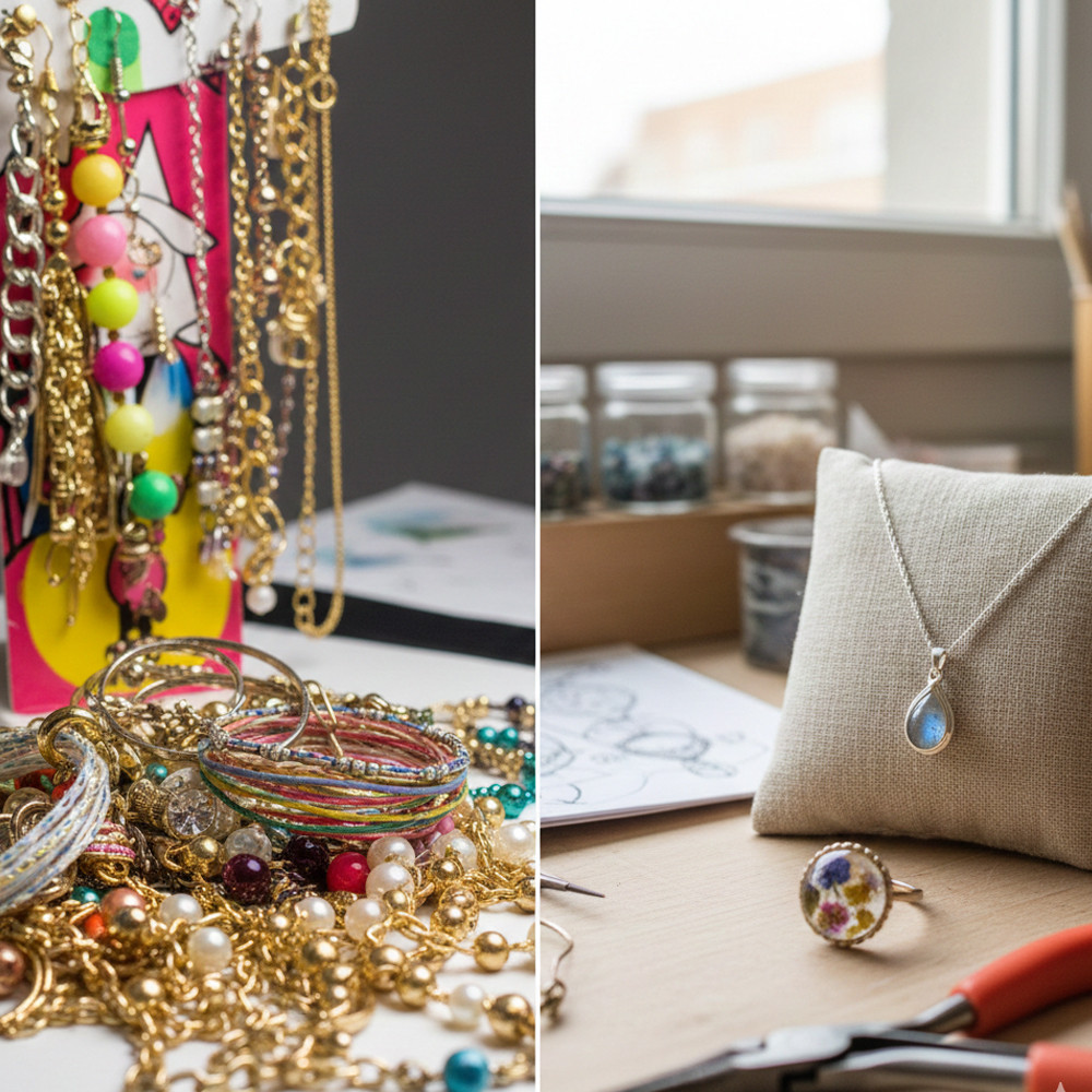 Quelle est la différence entre bijoux fantaisie et bijoux de créateur ?