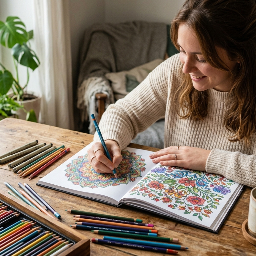 Coloriage créatif pour se détendre : nos idées pour un moment de relaxation