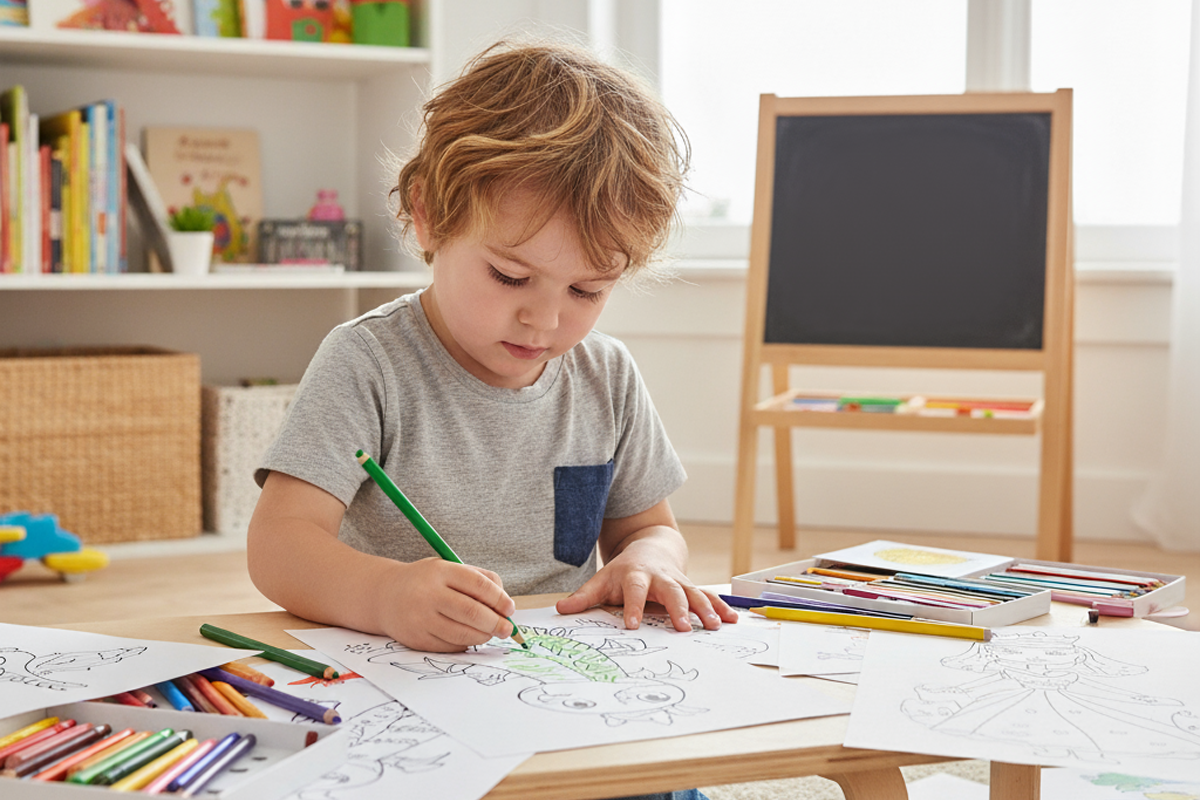 Les Super-Pouvoirs du Coloriage pour le Développement de l'Enfant